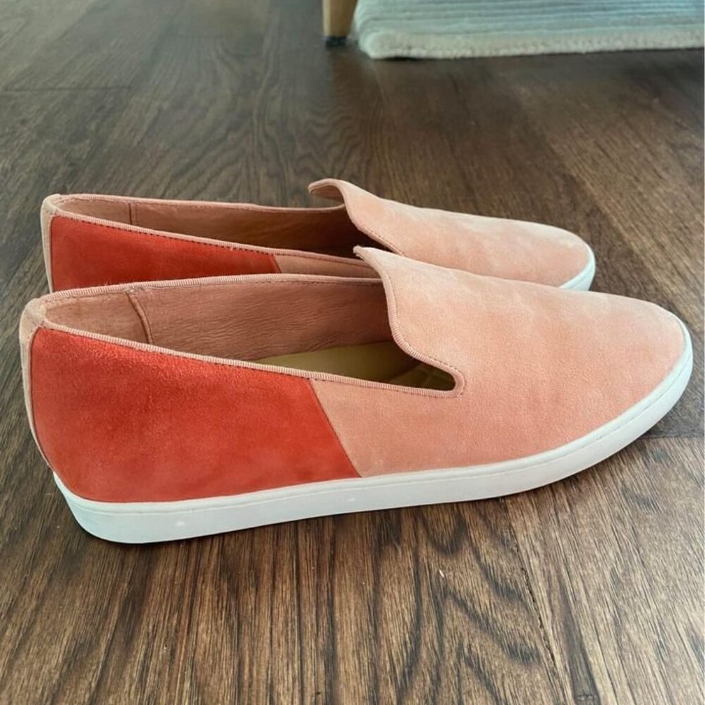 Birdie’s Two Tone Suede Slip On Sneakers (The Swift)